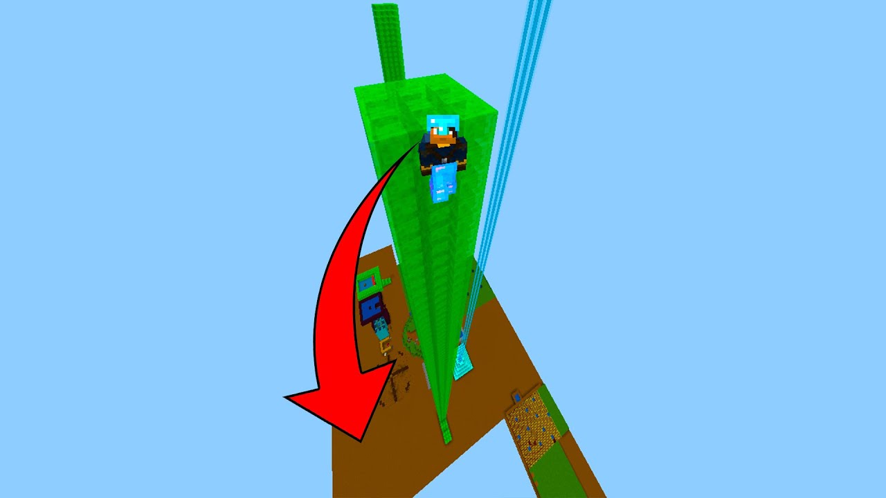 MEER DAN 1000 SLIME BLOKKEN PLAATSEN IN 1 TOREN! - Minecraft Skyblock 1.16