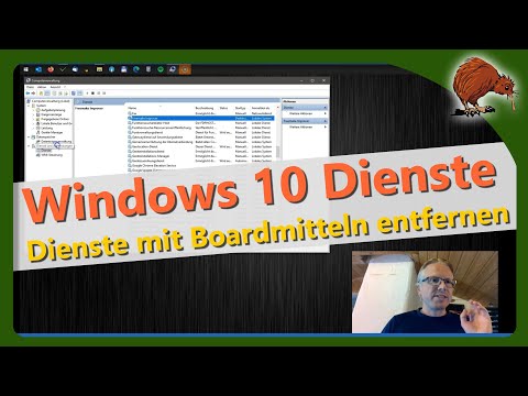 Video: Wie deinstalliere ich einen Dienst in Windows 10?