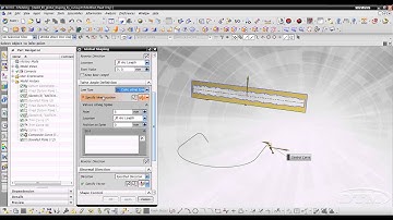 NX 8.5 - 11 Modify a surface using Global Shaping by curve DTM