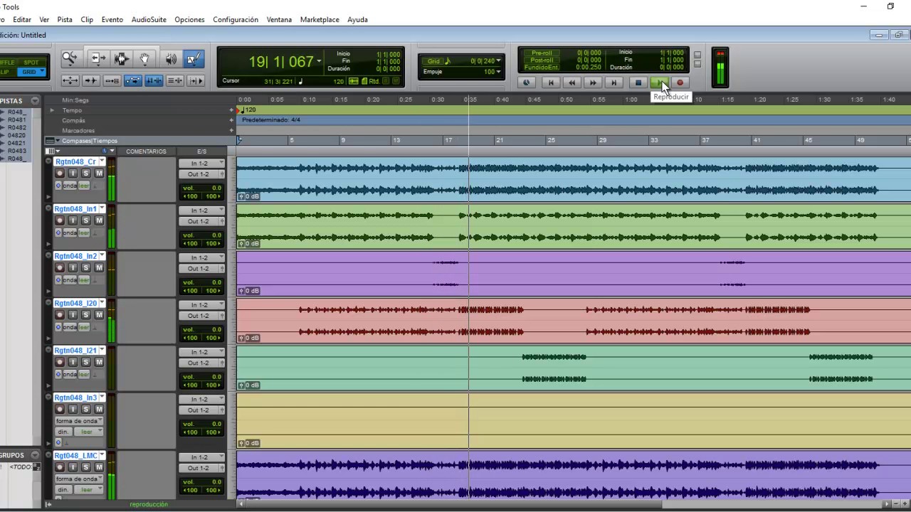 Reggaeton Pro Tools 12 (Preview) video phone lyrics