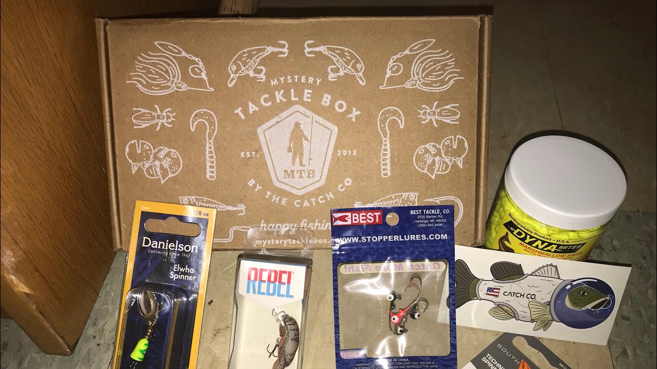 December 2019 TROUT Mystery Tackle Box Unboxing! YouTube