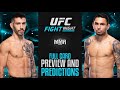UFC Fight Night: Nicolau vs. Perez Early Predictions