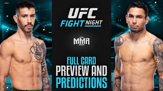 UFC Fight Night: Nicolau vs. Perez Early Predictions