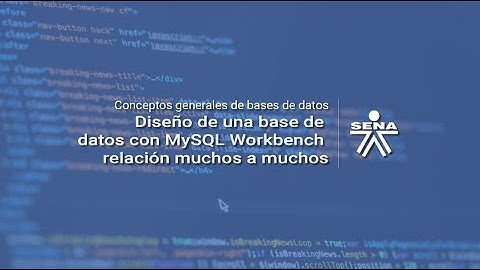 Diseño de una base de datos con MySQL Workbench relación de muchos a muchos