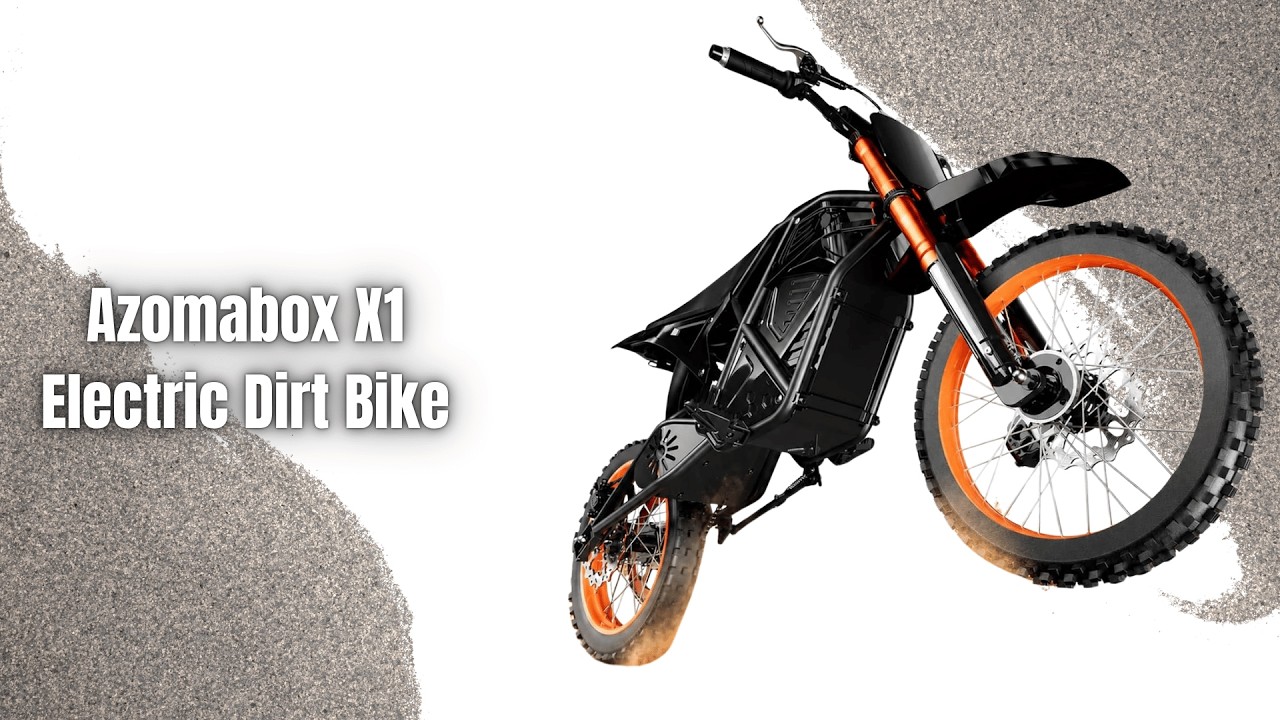 Azomabox X1 Electric Dirt Bike Review | 3000W, 36MPH, 48V 20.8Ah