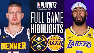#2 NUGGETS at #7 LAKERS | FULL GAME 4 HIGHLIGHTS | April 27, 2024 by NBA 2,430,272 views 1 day ago 9 minutes, 57 seconds