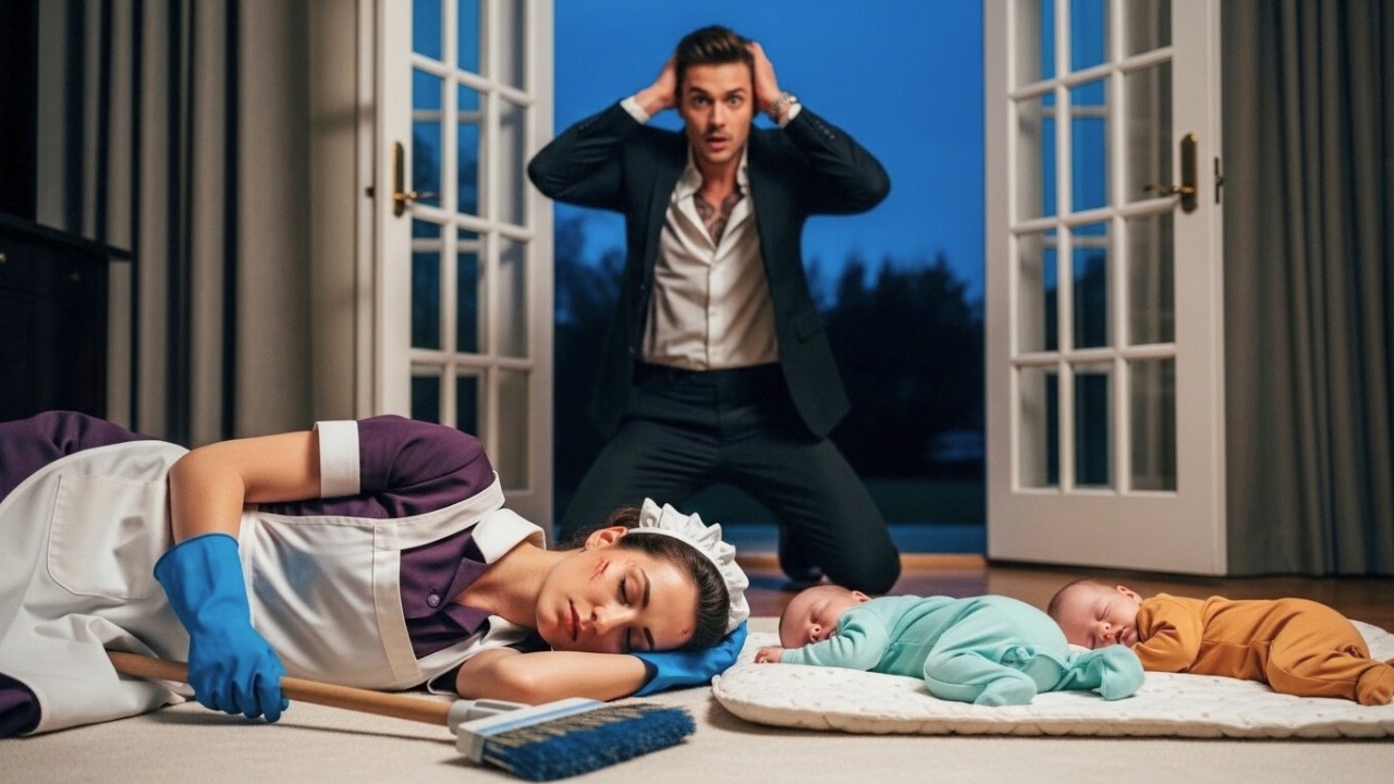 Вернувшись, босс мафии увидел служанку с его близнецами на полу — правда шокировала