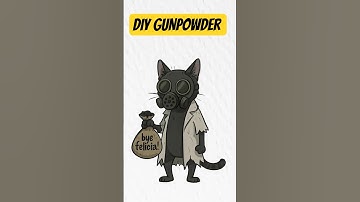 How To Make Gunpowder in a Post-Apocalyptic World #science #shorts  🔥