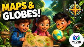 Maps and Globes for Kids | Basic Geography & Map Skills Lesson | Kindergarten
