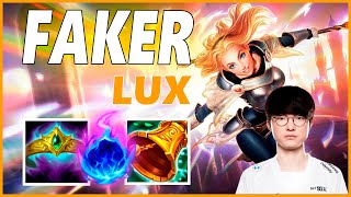 ⚡FAKER LUX SUPPORT GAMEPLAY⚡SEASON 12 LEAGUE OF LEGENDS