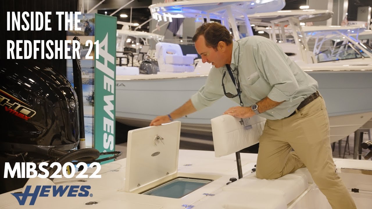 Hewes RedFisher 21 powere by Yamaha SHO Walk through | MIBS2022