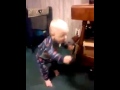 Keegan Is Walking His First Step 