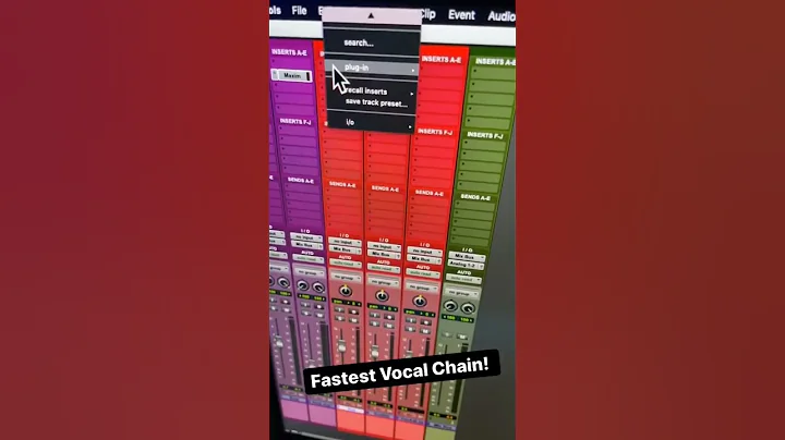 I love this feature in ProTools! 😎 This is the fastest way to set up your vocal chain