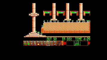 Lemmings Fun Level 17 Walkthrough Amiga