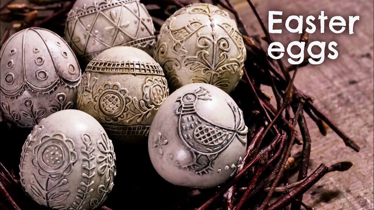 [Paste Clay] Пасхальное яйцо DIY Глина из смоляной глины