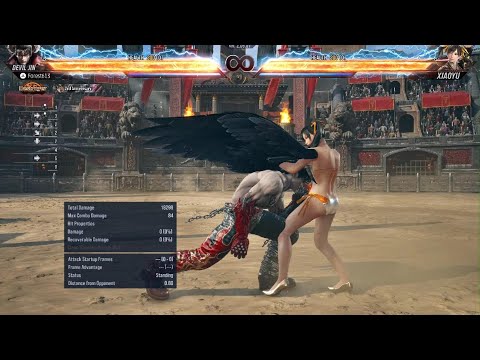 Devil Jin 81 Damage EWGF Combo No Resources Tekken 8 Season 2 PS5