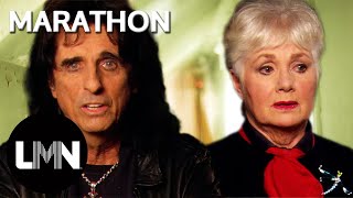 CELEBRITIES FACE OFF WITH GHOSTS! *Marathon* | Celebrity Ghost Stories | LMN