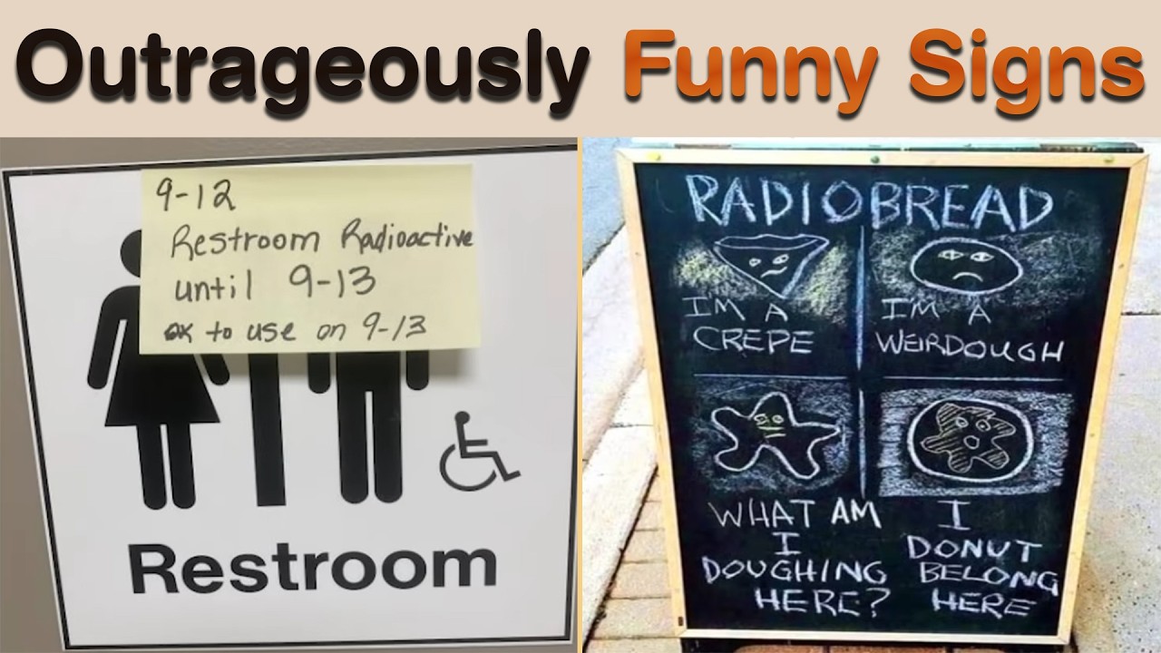 Outrageously Funny Signs That Instantly Brighten Even the Most Ordinary Day 😂 || Sign Hub