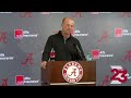 Kalen DeBoer on November 3, 2025