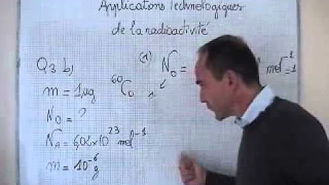 Comment calculer n0 radioactivité ?