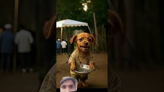 The cute poor puppy hadn't food so, rich puppies teasing him #shorts@karan_comedy99