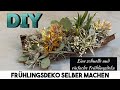 FRÜHLINGSDEKO selber machen - Baumrinde mit Schneeglöckchen 