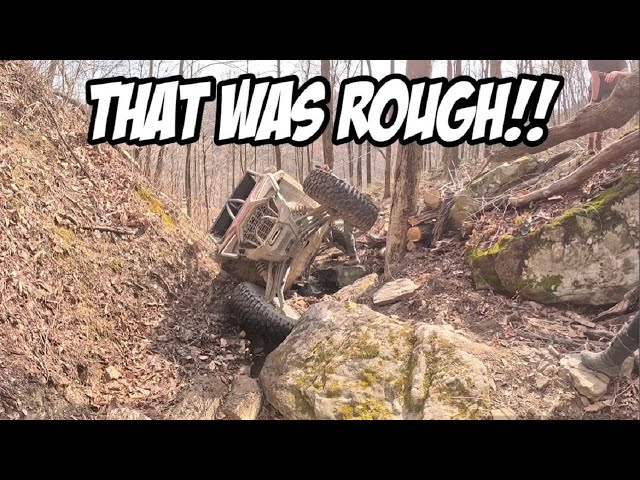 The HARDEST Line on the Tombstone Trail Almost Ruined our PRO XP 4 RZR at the Hillbilly Trail System class=