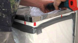Installing a laundry trough