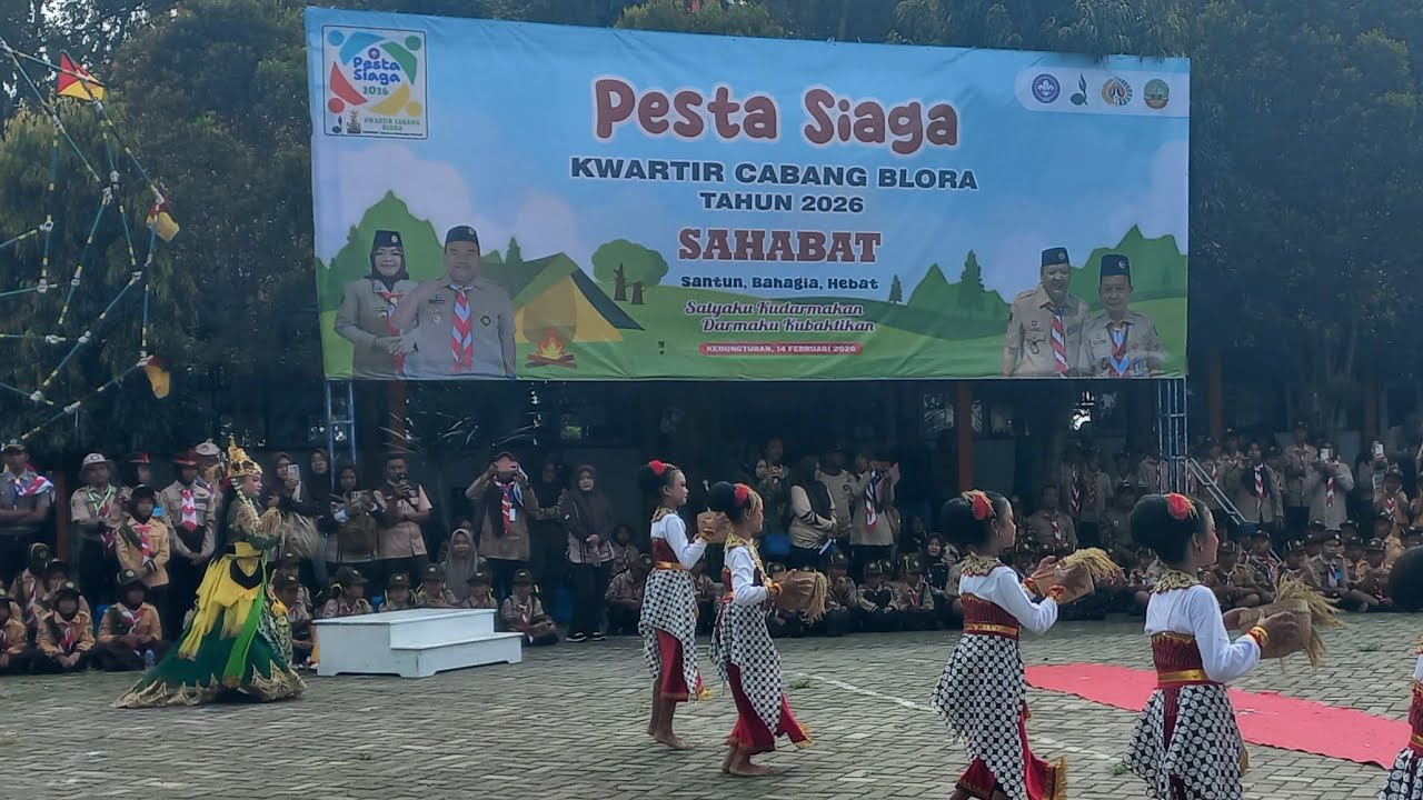 ((live)) Upacara Pembukaan Pesta Siaga Th.2026 Tk.Kwarcab Blora di Kwarran Kedungtuban