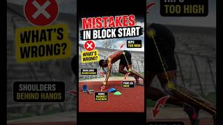 mistakes in Block start #athlete #sprinter #india #speed