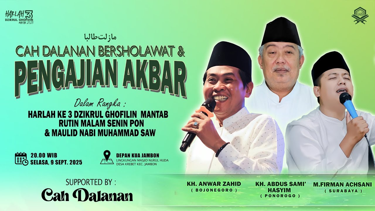 🔴(LIVE) Pengajian Akbar 