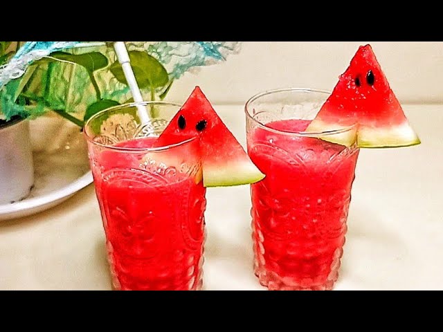Quickly Prepare Homemade Watermelon Juice 2024