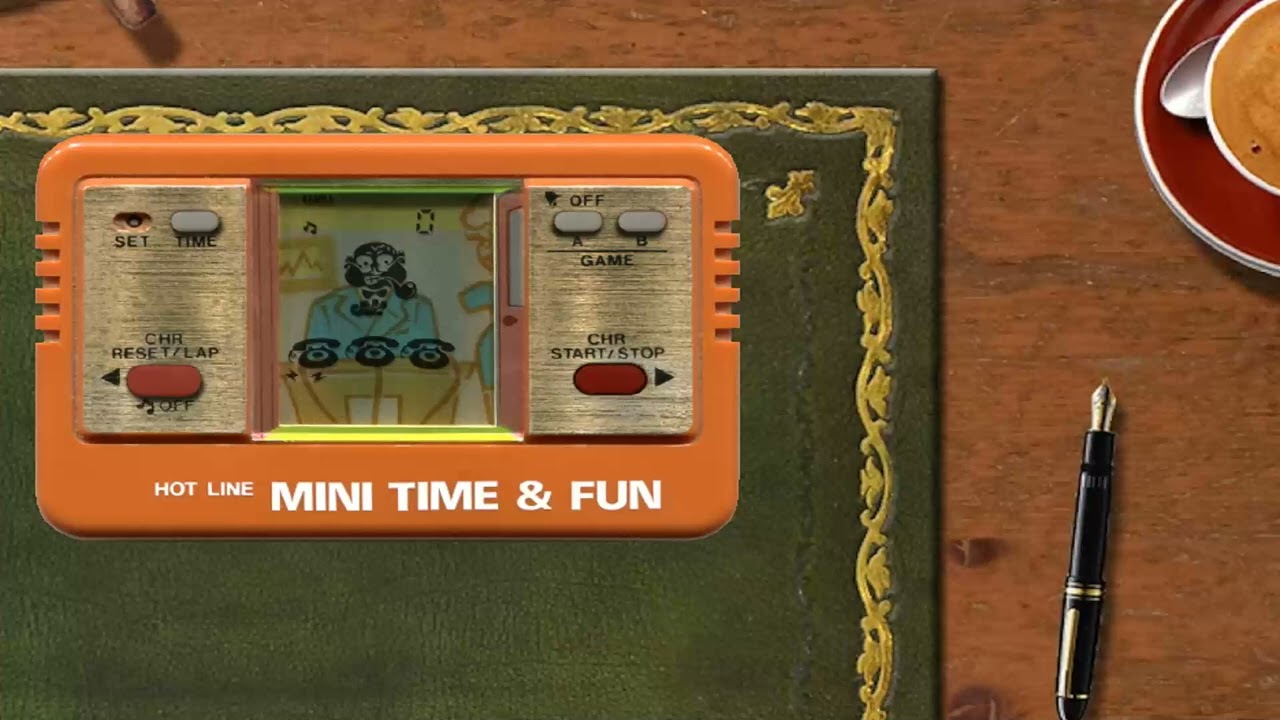 LCD HANDHELD Hot Line VTech, Mini Time & Fun Simulator MADRIGAL'S SIMULATORS