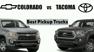 Chevrolet Colorado VS Toyota Tacoma side by side[2021]