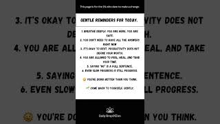 A Gentle Reminder for Inner Peace | #DailyDropOfZen screenshot 5