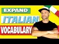 How to Learn Italian Vocabulary - Best Way to Remember and Improve Your Italian Vocabulary