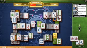 Microsoft Mahjong Daily Challenge December 25th 2021 | Golden Tiles - Medium