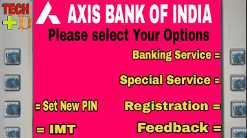 How to Set AXIS Bank New ATM PIN | LIVE ,  Axis Bank Ke ATM Ka pin Generation Kaise Kare |