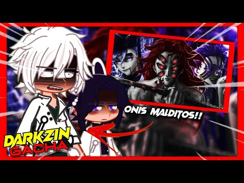 🌑🌈👊 [Kimetsu no Yaiba] React Rap ♪ Akaza, Douma e Kokushibo | Eclipse Carmesim | 👊🌈🌑AniRap 