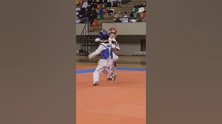 Nice Taekwondo Headshot | Kids Taekwondo Competition