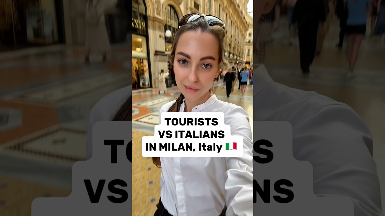 TOURISTS VS ITALIANS IN MILAN, ITALY 🇮🇹