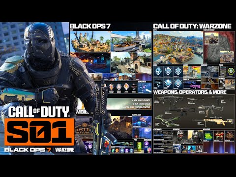 NEW Massive Co-Op Events, 6 MP Maps, & 7 Weapons! (Season 01 Roadmap)