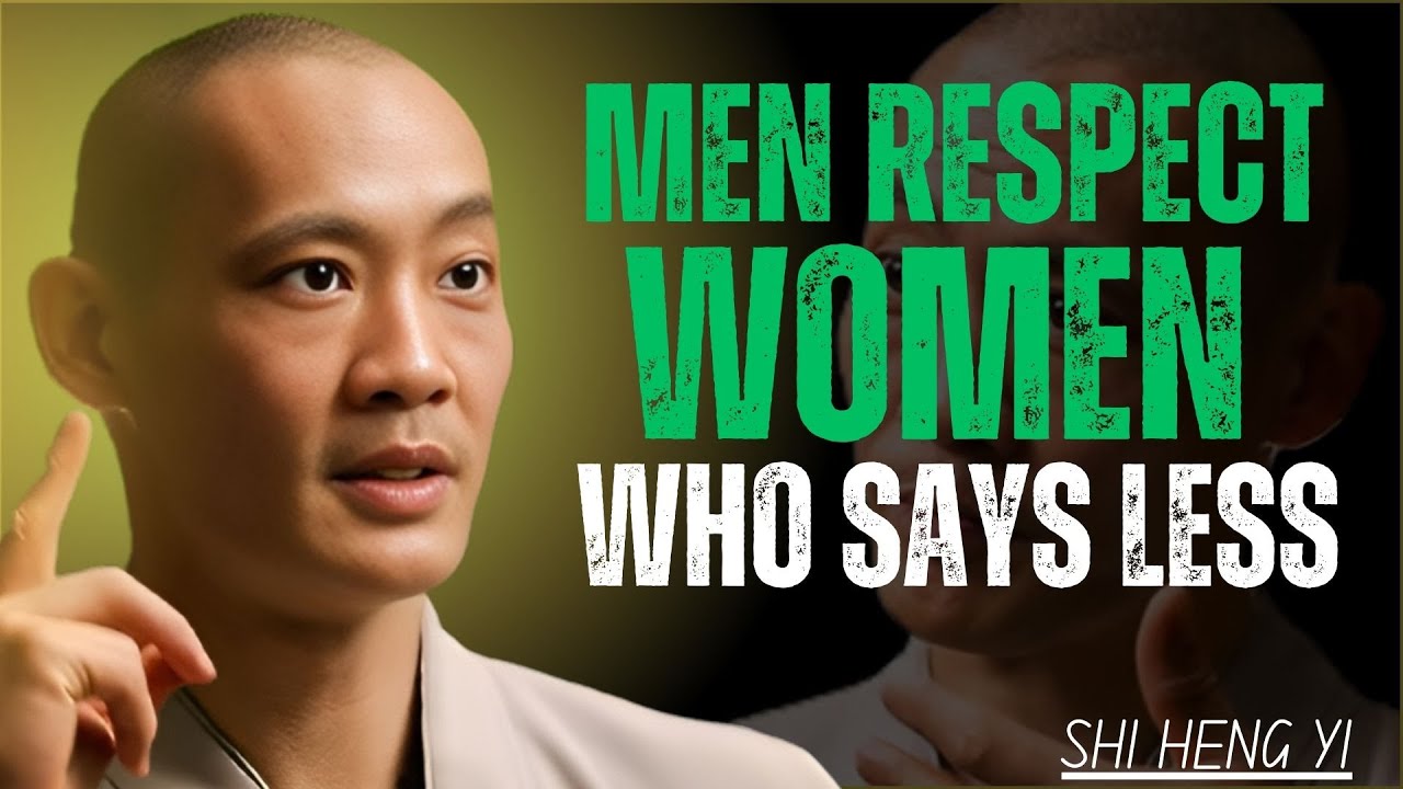 The Power of A Calm Woman: Why Men Respect The Woman Who Says Less || Shi Heng Yi
