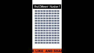 Math Quiz 6 Finding Different Numbers