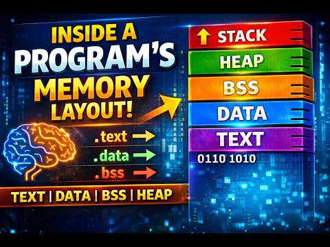 EPISODE 11: Inside a Program’s Memory Layout | Text • Data • BSS • Heap • Stack