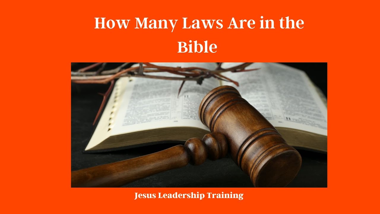 How Many Laws are in the Bible YouTube