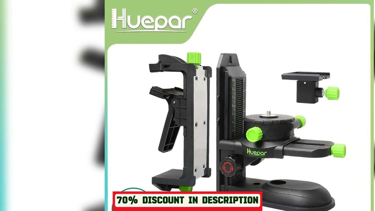 Latest Products You Must Know! Huepar Fine-tuning Bracket Laser Level Adapter Multifunctional Magn