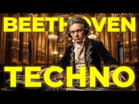 Dark Academia Music Beethoven Violin x Melodic Techno | Dark Academia Study Music