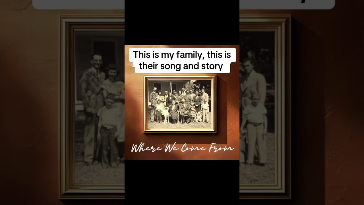 Today is the day! I'm so excited to share my brand-new song, "Where We Come From" with you 🎉