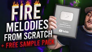 HOW TO MAKE FIRE MELODIES FROM SCRATCH (FREE SAMPLE PACK) screenshot 5